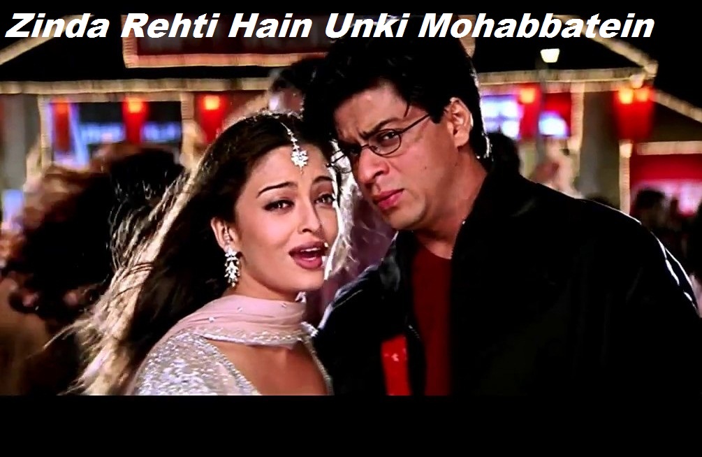 Sheet Music - Zinda Rehti Hain Unki Mohabbatein (Mohabbatein) Chords, Tabs, How to Play Lessons Learn